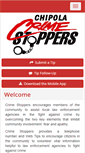 Mobile Screenshot of chipolacrimestoppers.com